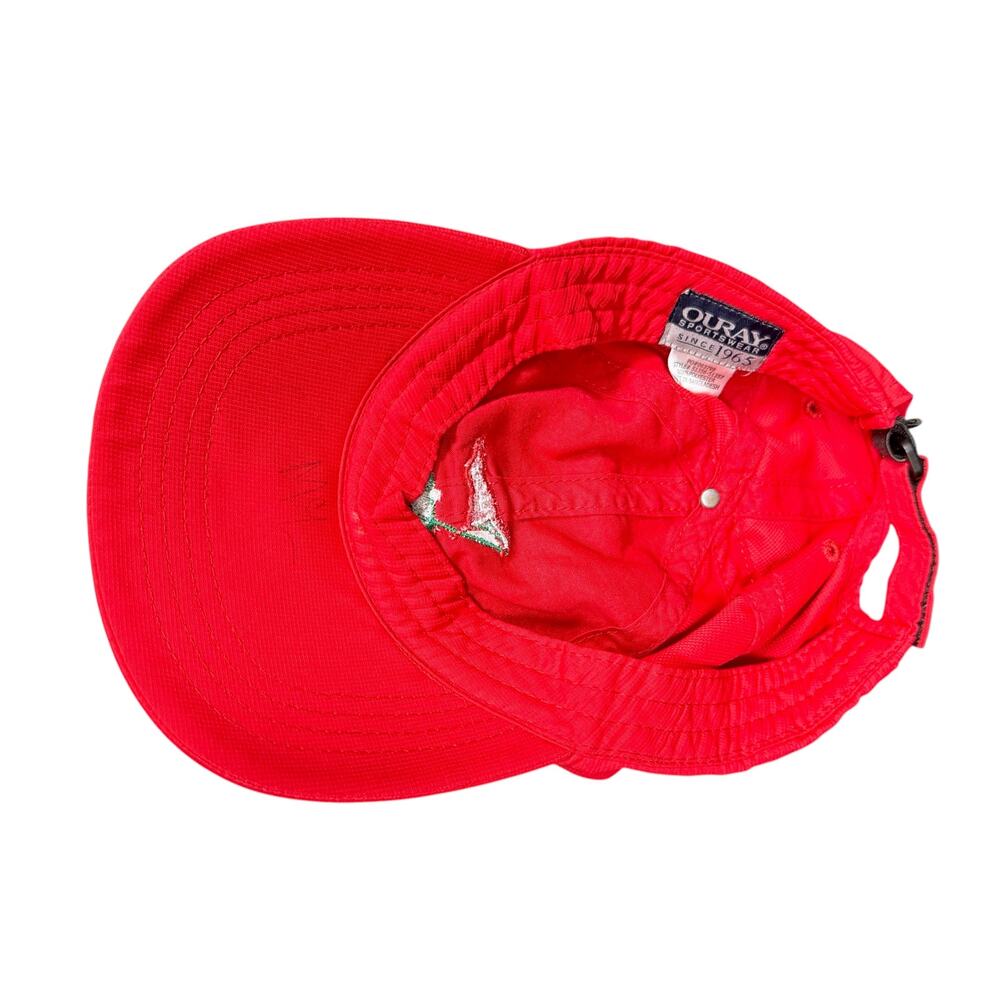 Los Angeles Country Club LACC Red Golf Hat Cap Strapback OSFM Adult Workout - Picture 7 of 8